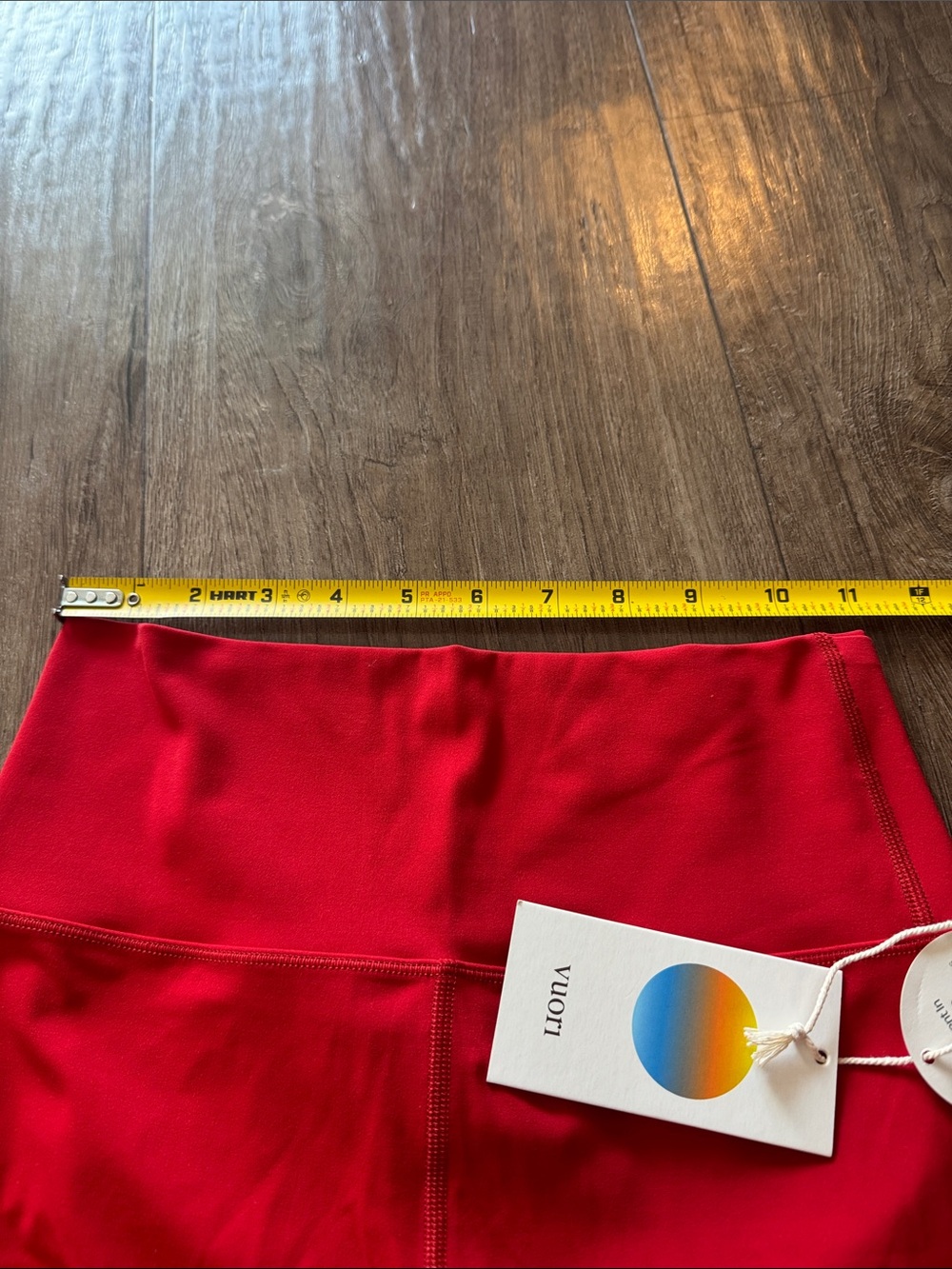 VUORI AllTheFeels Cherry Red Set Legging + Full Zip Jacket Size Small NWT - Picture 8 of 10